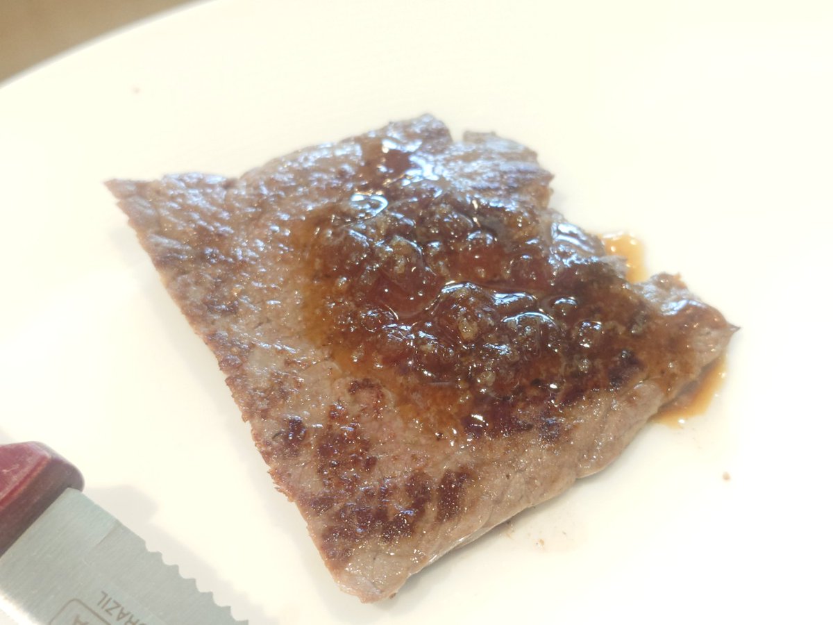 tdrblognote's tweet image. 北海道産牛ステーキ