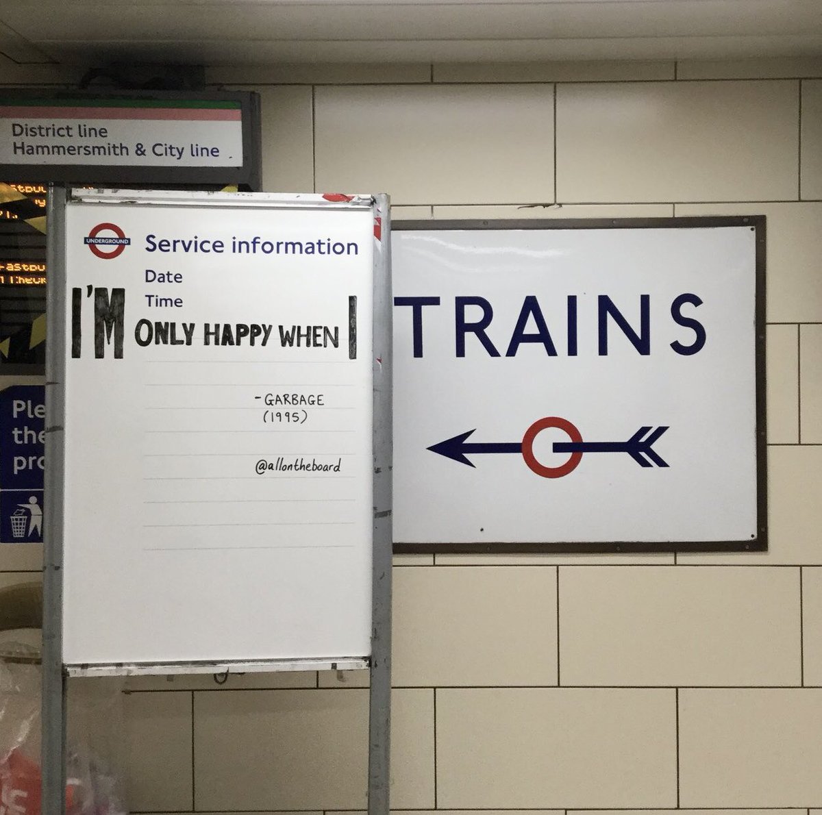 allontheboard's tweet image. 🎵 I’m only happy when it rains 🎵- Garbage (1995)
@garbage #Garbage #OnlyHappyWhenItRains