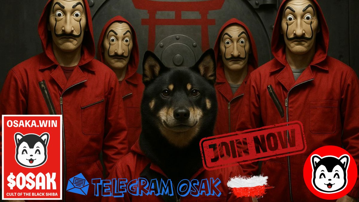 Crypto Spekulacja (@cspekulacja) on Twitter photo 🇵🇱 Polska społeczność blackshib <a href="/OsakaProtocol/">Osaka Protocol</a> przekroczyła symboliczne 1⃣0⃣0⃣0⃣ członków na telegram 🥳 - link poniżej 👇
Kult #blackshib narodziny prawdziwej decentralizacji wedle #Ryoshi za czasów #ShibaInu 🐶
Ready to Osak ⛩️ Tam gdzie historia się narodziła 🇯🇵
🔥 Our bet 🇵🇱 Polska społeczność blackshib <a href="/OsakaProtocol/">Osaka Protocol</a> przekroczyła symboliczne 1⃣0⃣0⃣0⃣ członków na telegram 🥳 - link poniżej 👇
Kult #blackshib narodziny prawdziwej decentralizacji wedle #Ryoshi za czasów #ShibaInu 🐶
Ready to Osak ⛩️ Tam gdzie historia się narodziła 🇯🇵
🔥 Our bet