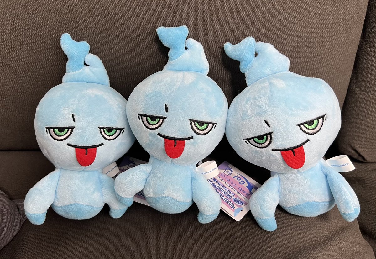 ぬいぐるみ全3種コンプリート！👻✨

#CNPぬいぐるみ #ミタマ