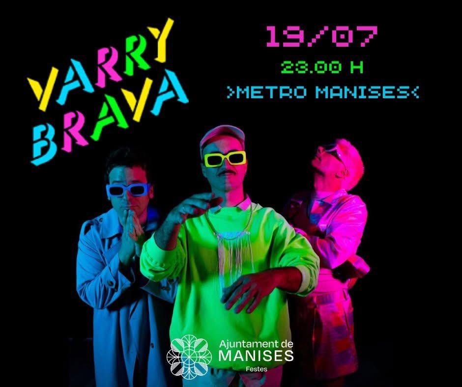 Ràdio Manises ® (@radiomanises) on Twitter photo Ja no queda res per gaudir del concert de 'Varry Brava' <a href="/varrybrava/">Varry Brava</a> ‼️ T'esperem🎤🎶 <a href="/AytoManises/">Ajuntament de Manises</a>
📅 19 de juliol
🕑 23 h
📌 Metro Manises Ja no queda res per gaudir del concert de 'Varry Brava' <a href="/varrybrava/">Varry Brava</a> ‼️ T'esperem🎤🎶 <a href="/AytoManises/">Ajuntament de Manises</a>
📅 19 de juliol
🕑 23 h
📌 Metro Manises
