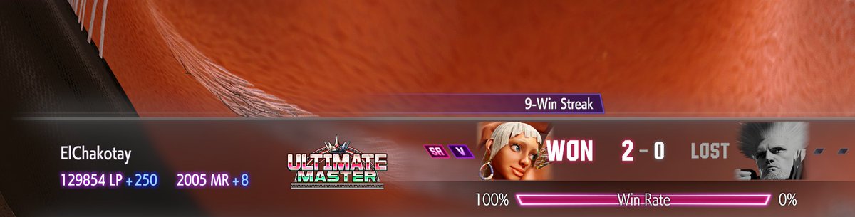 ElChakotay's tweet image. Hit 2K MR with Elena just now. She is definitely the most fun I have had with any character in SF6 easily. I think she is a few changes away from being really good. I will keep her around for sure
