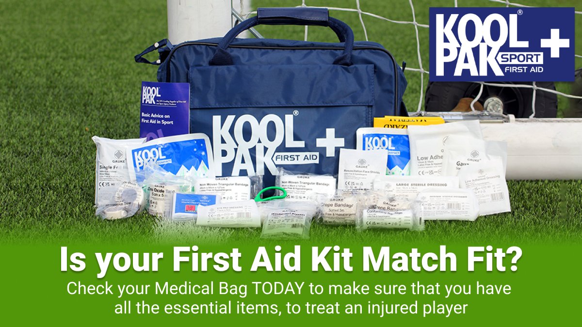 KentFA's tweet image. KOOLPAK 🩹 | Ready for the new season? Are you prepared for an injury? ✅
Kent FA's official First Aid Supplier, @KoolpakUK, offers first aid equipment at a competitive price for Kent affiliated teams! ⚽️
Have a look at the online shop now: bit.ly/46BtdIw