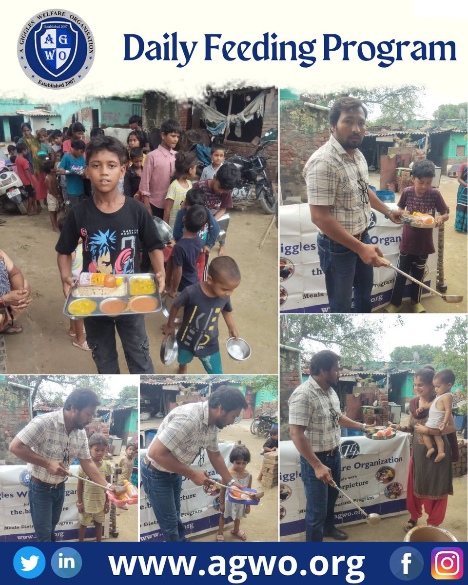 agwo_org's tweet image. At AGWO, our Daily Feeding Program ensures that no child or family in need goes hungry. Each meal served is a step toward a healthier, more hopeful future. 💙

🔗 agwo.org
#AGWO #DailyFeedingProgram #EndHunger #FoodForAll #HopeInAction #NGOIndia #ChildWelfare