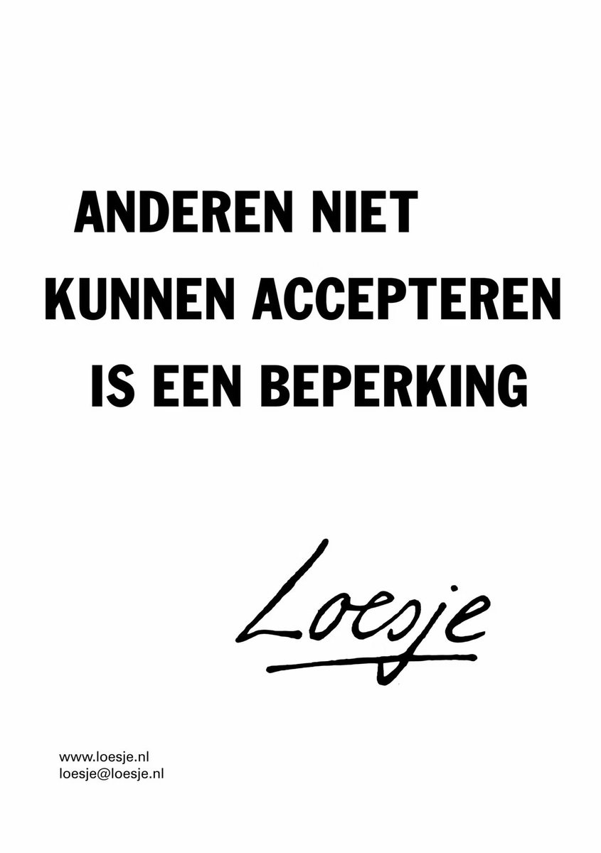 **        anderen niet
        kunnen accepteren
            is een beperking       **