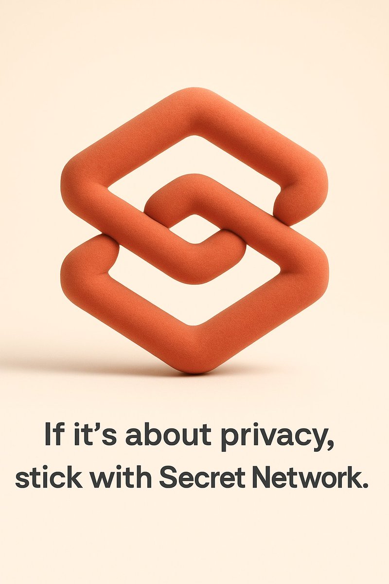 MAKAVELI🤘 (@pgm__x) on Twitter photo I Believe In <a href="/SecretNetwork/">Secret Network</a>
✅ Build on it
✅ Make it privacy
✅Transact in private
🔸If privacy is your priority, Secret Network is the go-to solution.
🔸This blockchain platform ensures your data stays confidential with secure, private smart contracts.
🔸Secret Network I Believe In <a href="/SecretNetwork/">Secret Network</a>
✅ Build on it
✅ Make it privacy
✅Transact in private
🔸If privacy is your priority, Secret Network is the go-to solution.
🔸This blockchain platform ensures your data stays confidential with secure, private smart contracts.
🔸Secret Network