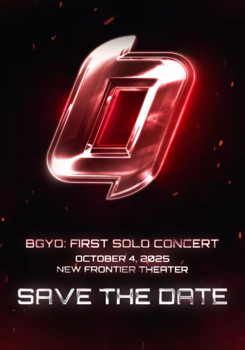 Manila Concert Scene (@manilaconcerts) on Twitter photo JUST ANNOUNCED: P-pop group, <a href="/bgyo_ph/">BGYO_PH</a> is scheduled to headline their firsr solo concert happening at the <a href="/NewFrontierPh/">New Frontier Theater</a> on October 4, 2025.
More details to follow.
Presented by <a href="/StarMusicPH/">Star Music PH</a>, ABS-CBN Events
#BGYO_ph JUST ANNOUNCED: P-pop group, <a href="/bgyo_ph/">BGYO_PH</a> is scheduled to headline their firsr solo concert happening at the <a href="/NewFrontierPh/">New Frontier Theater</a> on October 4, 2025.
More details to follow.
Presented by <a href="/StarMusicPH/">Star Music PH</a>, ABS-CBN Events
#BGYO_ph