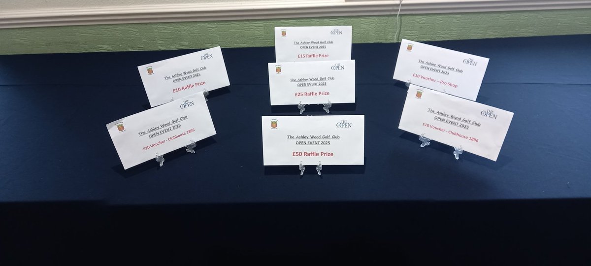 This morning sees the last 'Major' event of 2025 with 'The Open'

An individual stableford competition open to all being played off the Gold Tees 

Over 100 members playing with a 9am Shotgun Start 

Who will become The Open champion?

#membersclub 
#TheOpen 
#OpenToAll