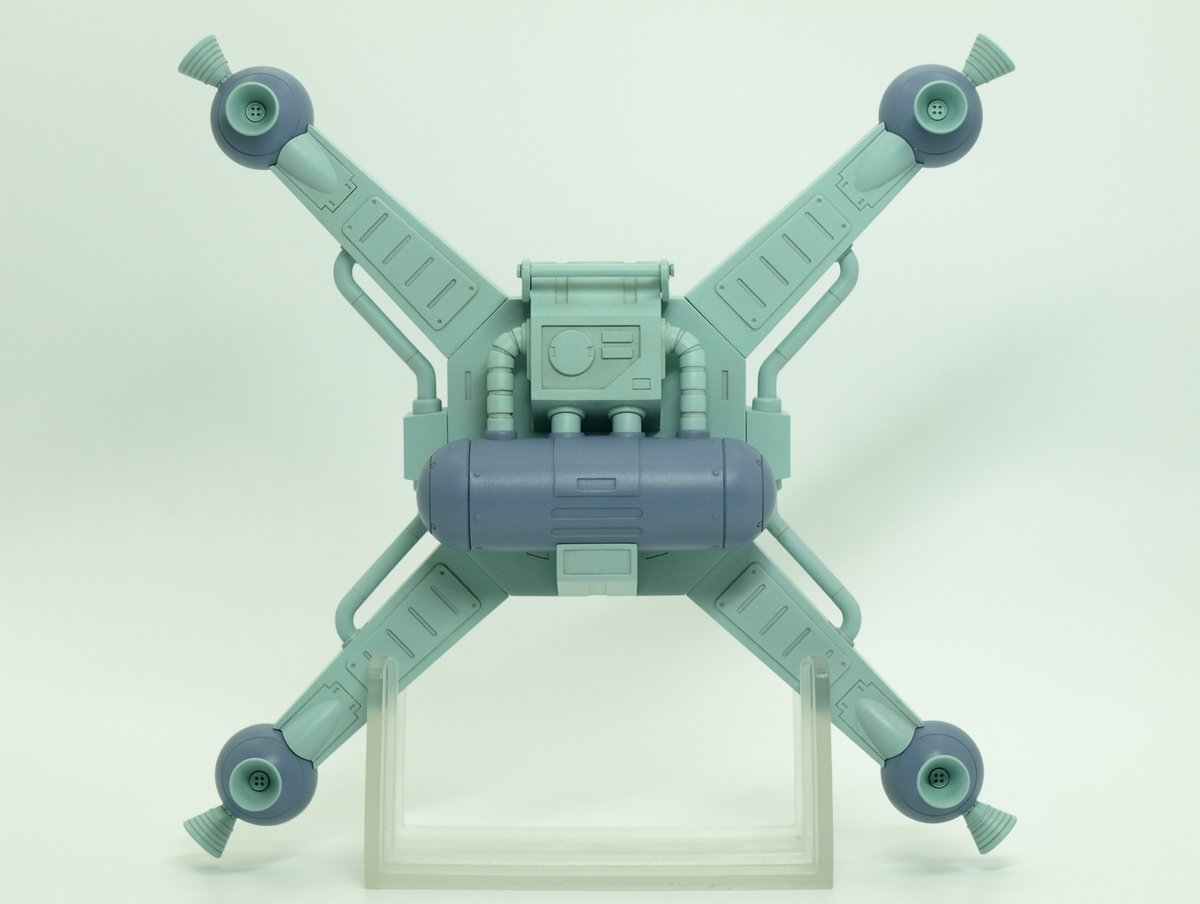 taopuchi's tweet image. #WF2025S で販売する1/24 ラウンドムーバーの組み立てサンプルとキット詳細のお知らせです
・旧タカラSAKキットが正常進化したら…を勝手想像
・降着ポーズ未対応(残念)
3Dプリンター出力光造形レジン製、未塗装組み立てキットでお値段は4000円になります
よろしくお願いします