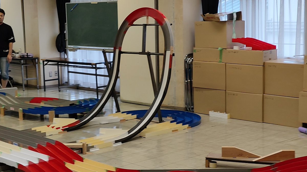 かな〜り設営大変だ(✘д✘๑;) ³₃