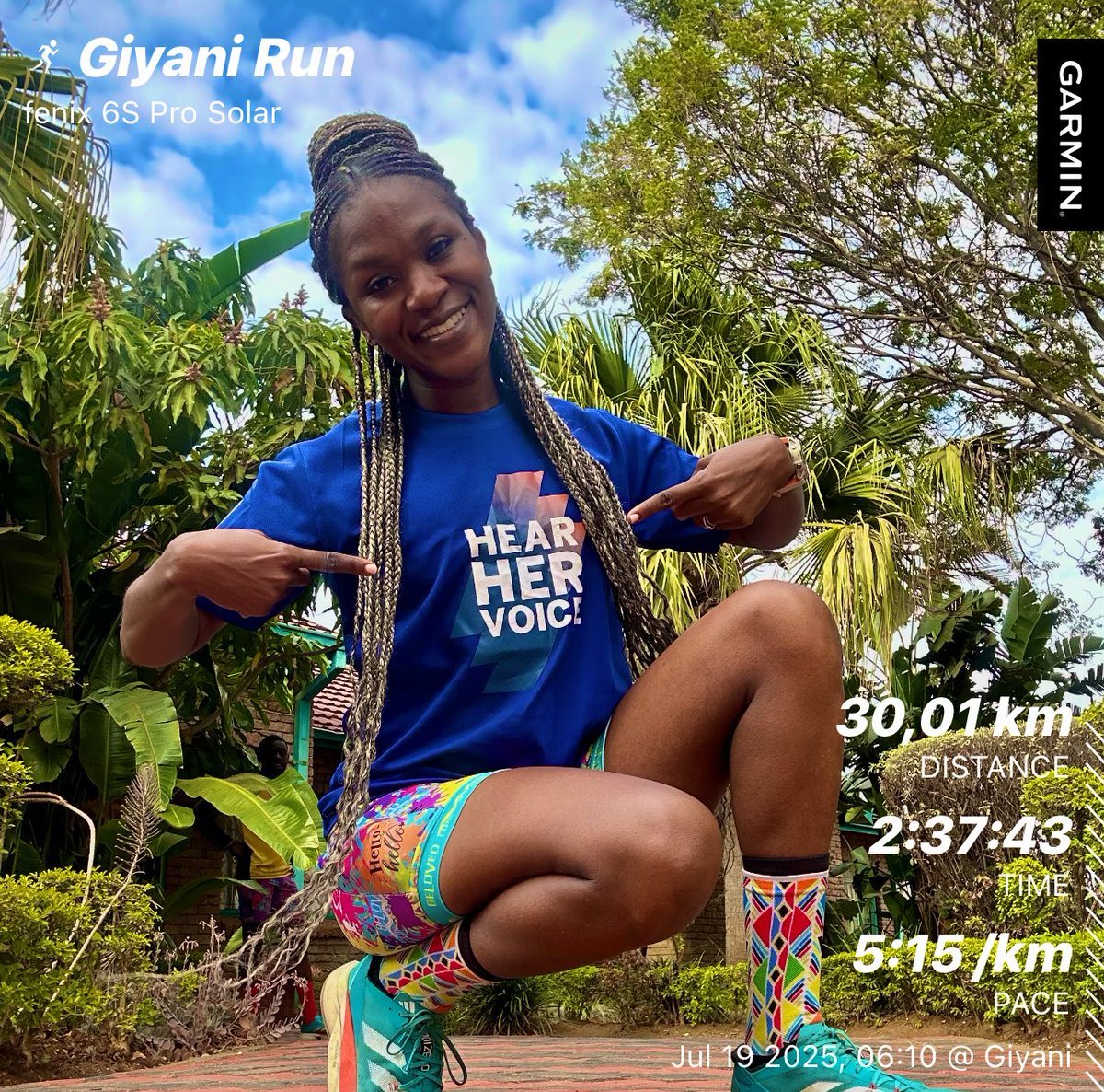 📍Ekaya, Giyani 🫶🏾 My hometown runs are always beautiful 🥹🥰 #IPaintedMyRun #FetchYourBody2025 #FitMom #TrapNLos  #SkhindiGangCoaching #FitnessGoals #RunningWithSoleAC #SaturdayVibes