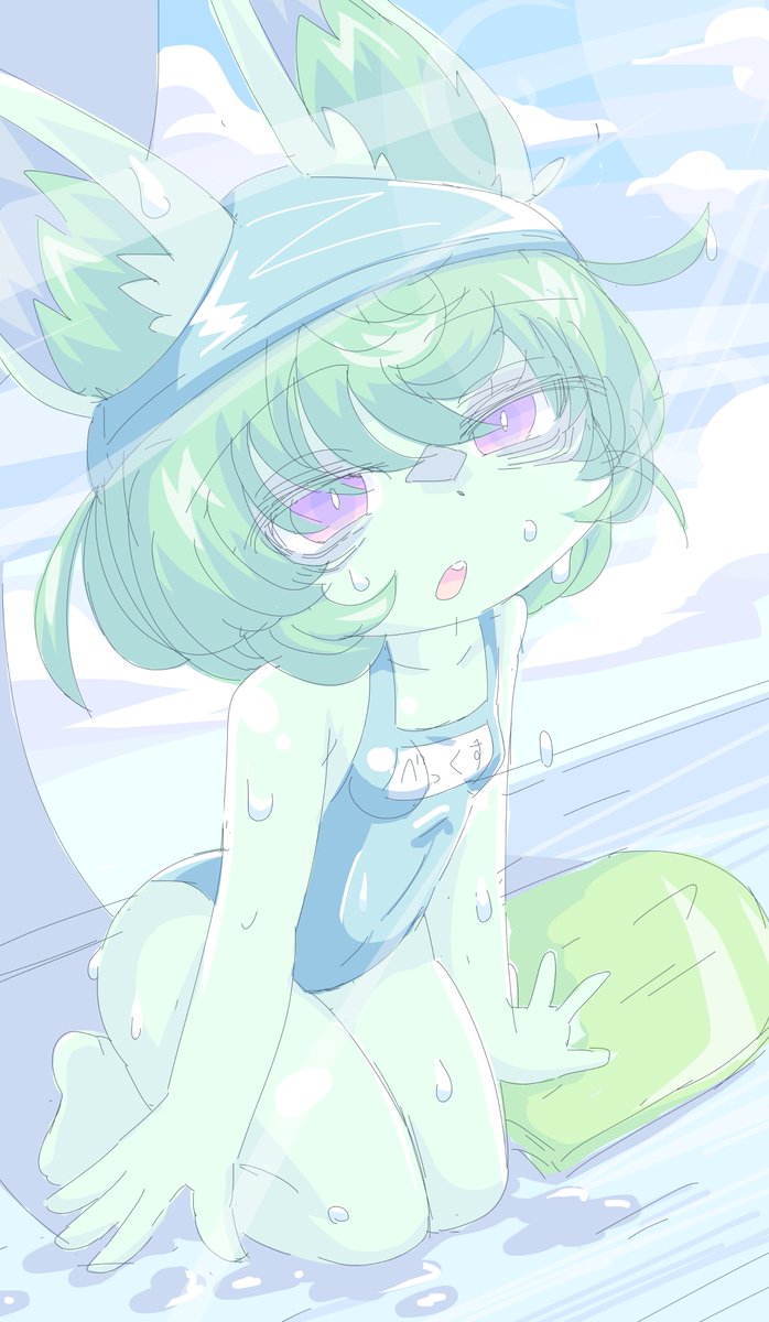omizo_omizo's tweet image. 今日も暑くてとける～🫠