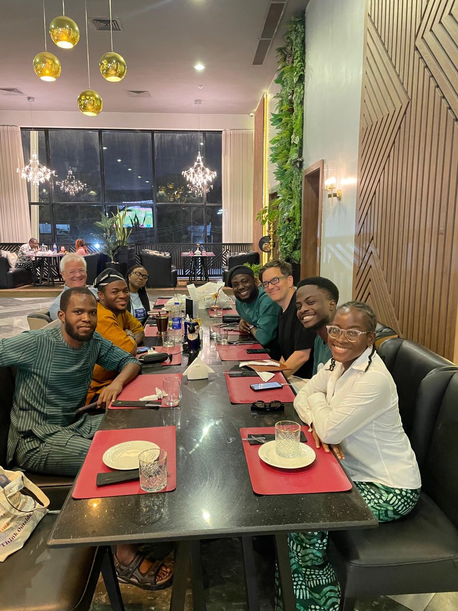 JosephTucker's tweet image. Enjoyed seeing many exceptional @4YouthBYouth alumni in Lagos this week. The future is bright! 😊 @nimrnigeria @sesh_global @iwelunmorj