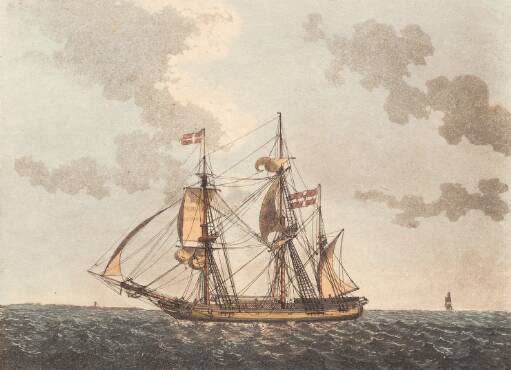 HthHans's tweet image. #OTD 19 July 1810 the 🇩🇰-🇳🇴Navy Capt Johannes Krieger with the brigs HDMS SAMSØE, SEAGULL, ALLART, KIEL & ALSEN conquered a 🏴Westbound convoy of 48 merchant vessels in Skagerrak SSW of Norway. The convoy escort HMS FORWARD, under Lt Henry Bankes, managed to escape. #navalhistory