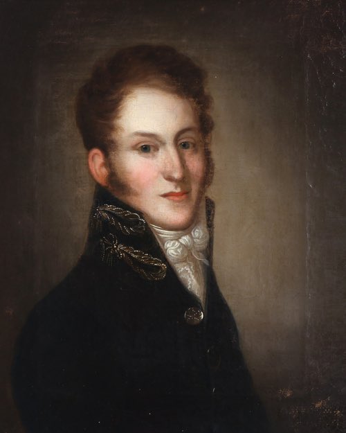 HthHans's tweet image. #OTD 19 July 1810 the 🇩🇰-🇳🇴Navy Capt Johannes Krieger with the brigs HDMS SAMSØE, SEAGULL, ALLART, KIEL & ALSEN conquered a 🏴Westbound convoy of 48 merchant vessels in Skagerrak SSW of Norway. The convoy escort HMS FORWARD, under Lt Henry Bankes, managed to escape. #navalhistory