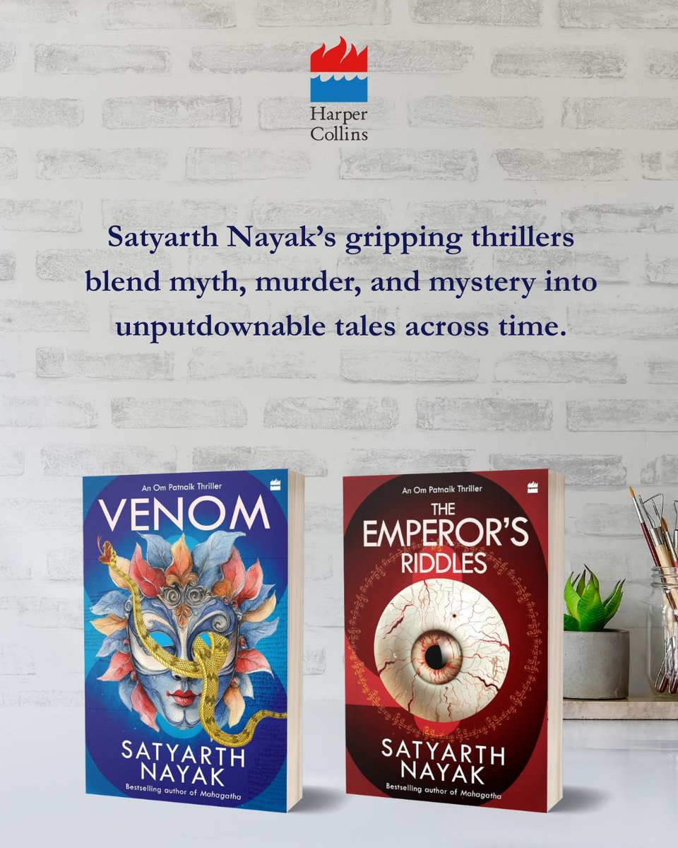 Out now!

<a href="/SatyarthNayak/">Satyarth Nayak</a>'s genre-defying thrillers are now available in stunning new editions!

Dive into the world of Om Patnaik, where history, mystery, and mythology collide in unputdownable tales. From chilling attacks linked to a screen icon in Venom to a trail of coded