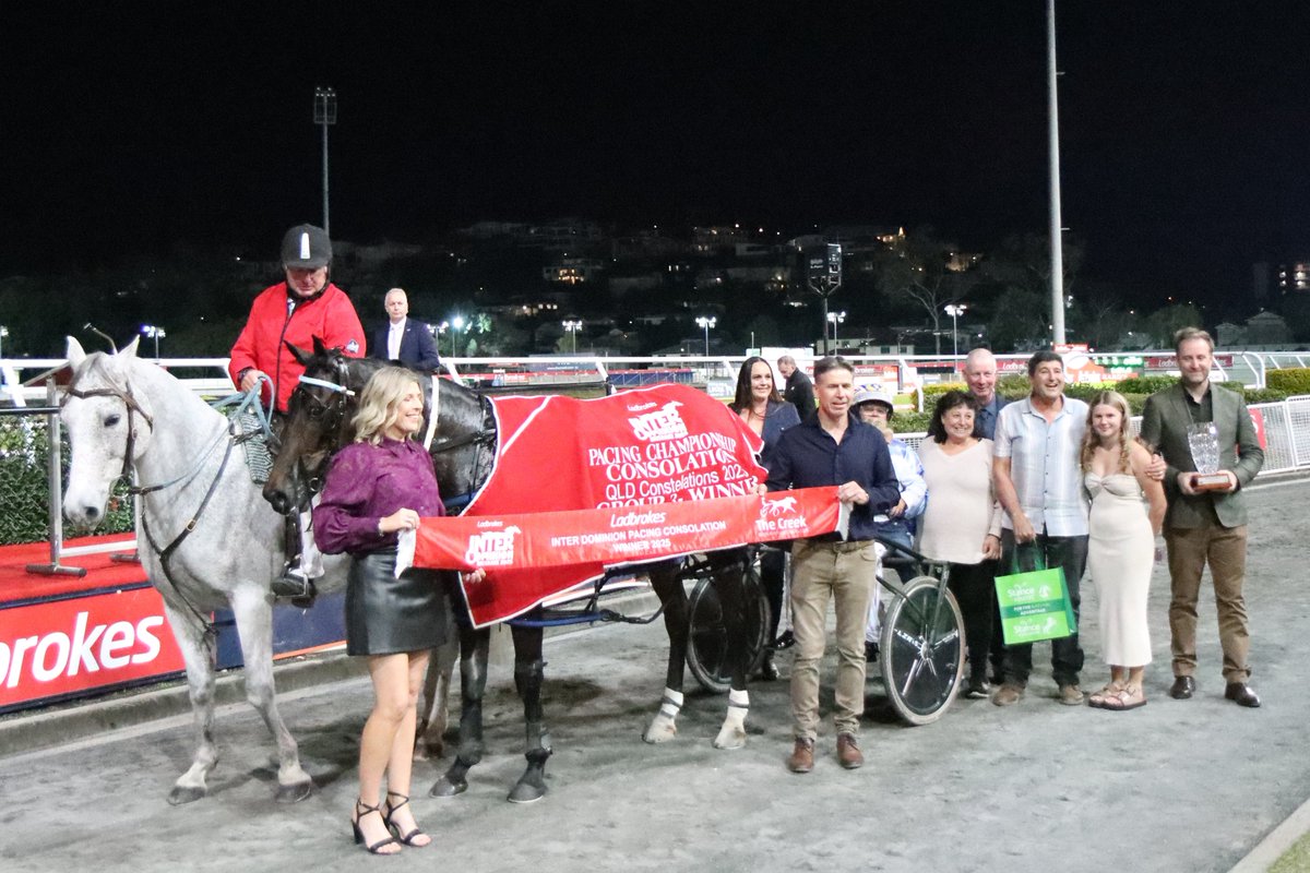 The Creek (@thecreekalbion) on Twitter photo The <a href="/ladbrokescomau/">Ladbrokes Australia</a> Inter Dominion Pacers Consolation has been taken out by Jimartee for driver Ricky Thurlow and trainer Cristina Monte
🥇Jimartee
🥈Nyack
🥉Beach Ball The <a href="/ladbrokescomau/">Ladbrokes Australia</a> Inter Dominion Pacers Consolation has been taken out by Jimartee for driver Ricky Thurlow and trainer Cristina Monte
🥇Jimartee
🥈Nyack
🥉Beach Ball