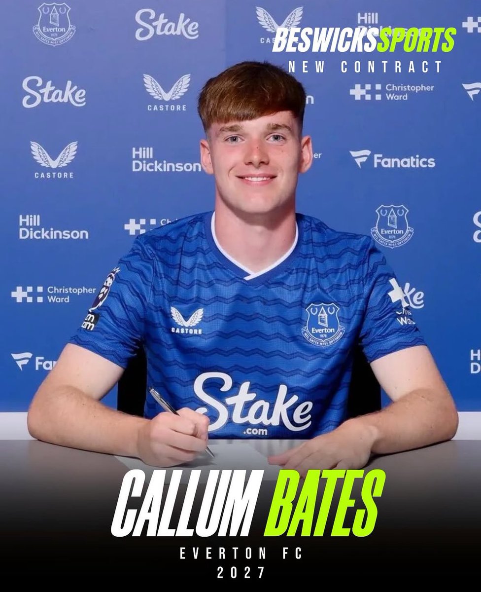 We’re delighted to announce that midfielder Callum Bates has signed a new two-year contract with Everton until the end of June 2027.

Bates was named on the bench for Everton’s Premier League clashes against West Ham United and Brentford in November 2024