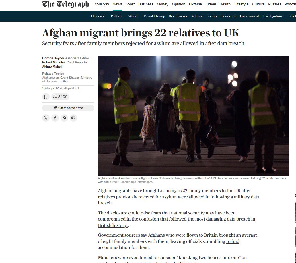 NeilDotObrien's tweet image. Judges have decided the word "family" doesn't mean what any normal person thinks it does - but instead includes *anyone* you want to bring to the UK.
Yet another reminder why we must leave ECHR.
