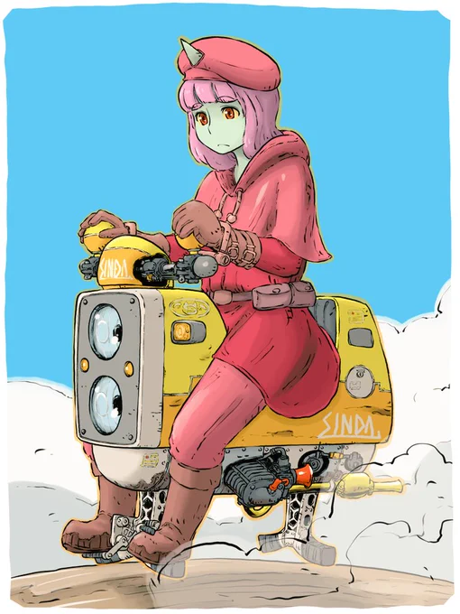 原動機付重力椅子 