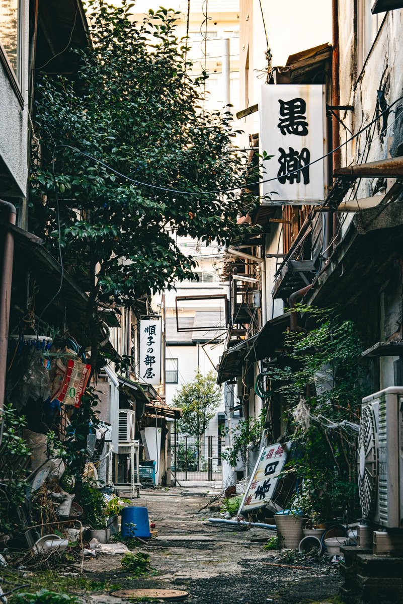 高松市の「パラダイス通り」と呼ばれた場所。