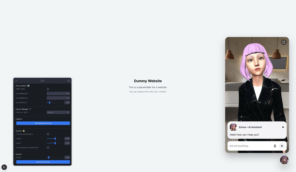 wawasensei's tweet image. What are the key features you&apos;d like to see in my fullstack 3D AI chatbot template?