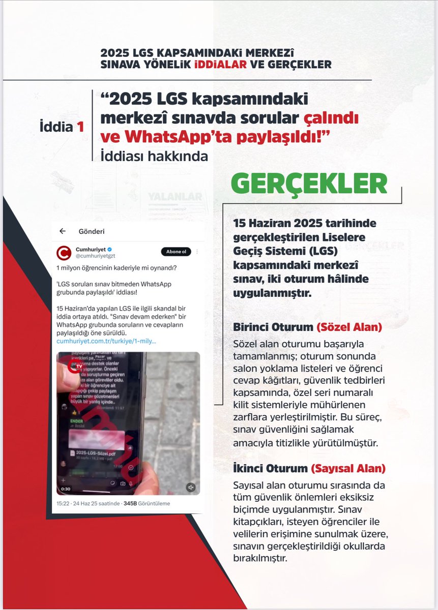 İddialar ve gerçekler. -1-
Gerçekleri örtemezsiniz... <a href="/tcmeb/">Millî Eğitim Bakanlığı</a> <a href="/Yusuf__Tekin/">Yusuf Tekin</a>