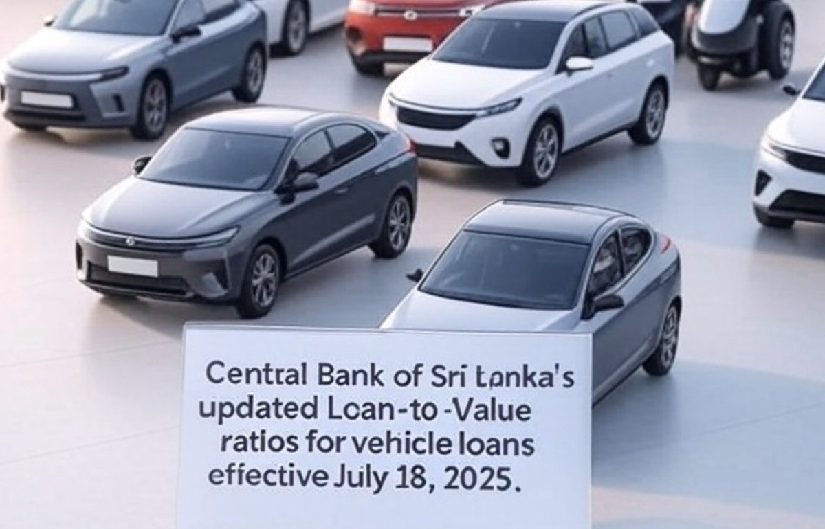 numberslka's tweet image. 📢 CBSL Updates Loan-to-Value (LTV) Ratios for Vehicle Loans
The Central Bank of Sri Lanka has revised the maximum LTV caps on all motor-vehicle financing, effective 18 July 2025.
⭕ Cars, SUVs & Vans: LTV ↑ from 50 % → 60 % for brand-new vehicles
⭕ Three-wheelers: LTV ↑…
