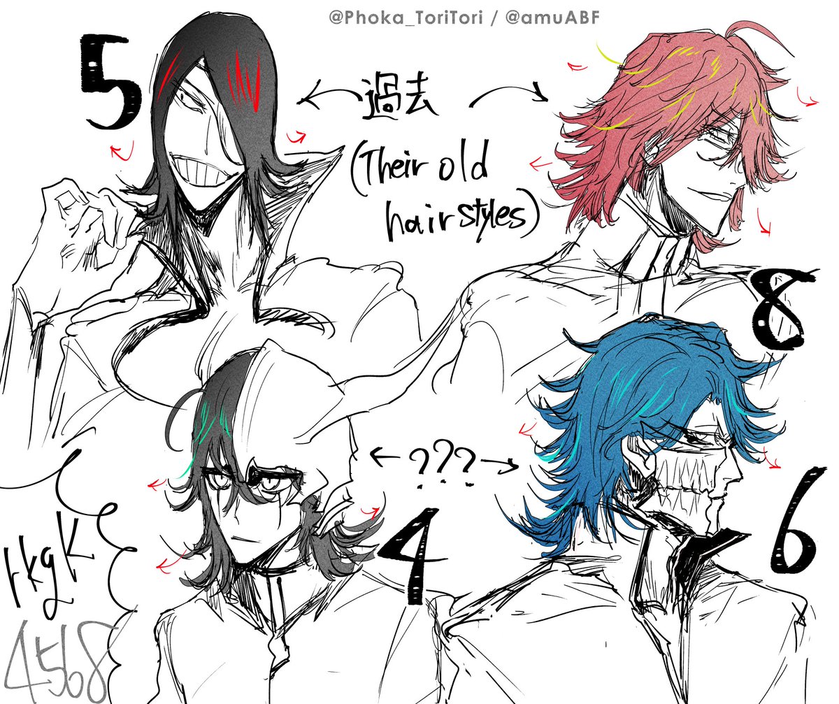amuABF's tweet image. 過去58のくるくる髪
46でも見たいが故描いた妄想rkgkだよ