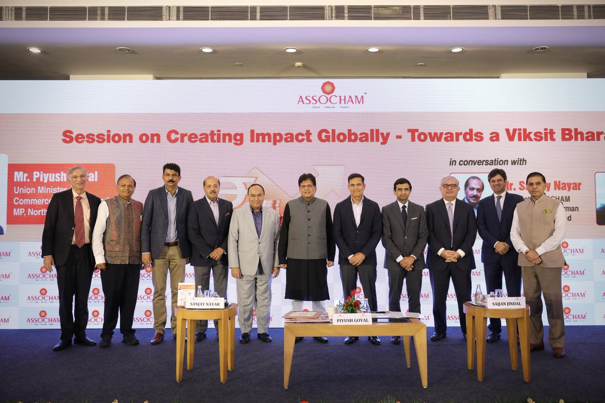 Shri Piyush Goyal, Union Minister of Commerce &amp; Industry and MP (North Mumbai), set the tone for ASSOCHAM’s 1st Managing Committee Meeting by underscoring the government’s renewed thrust on innovation and collaboration. Speaking under Prime Minister Modi’s Viksit Bharat vision,