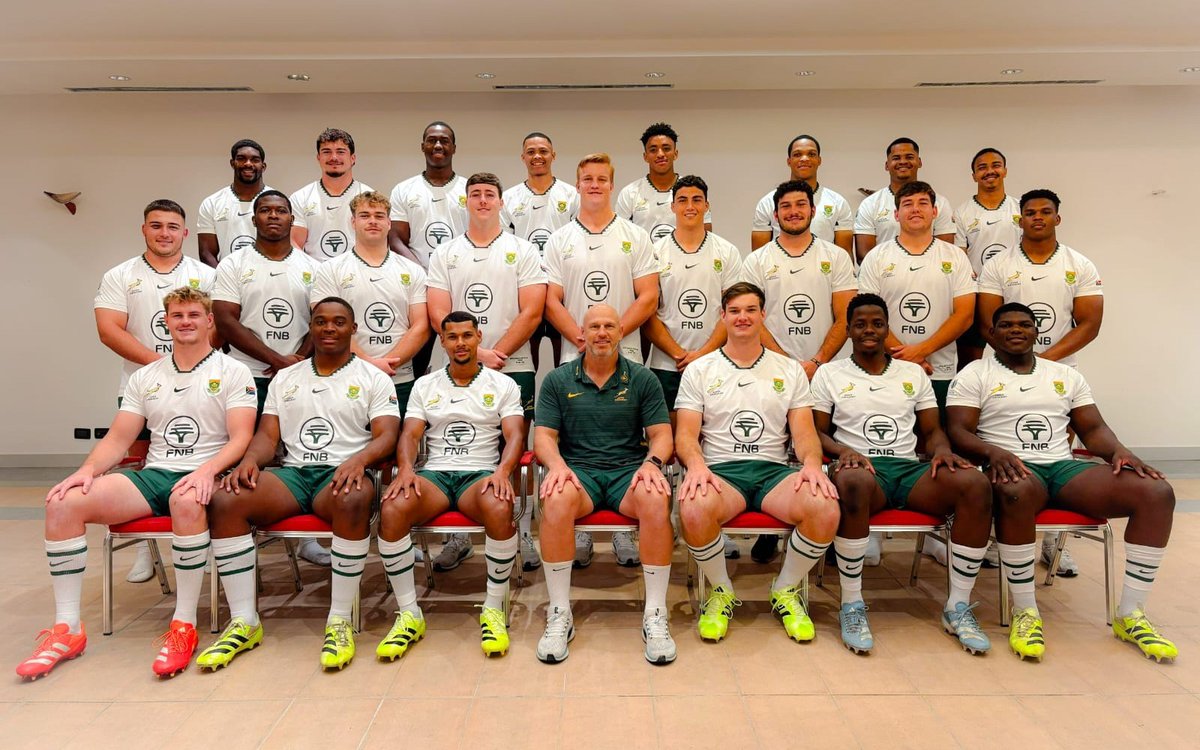 Your #JuniorBok team for tonight's #WorldRugbyU20s final against New Zealand in Rovigo 🇿🇦
#JourneyToGreatness