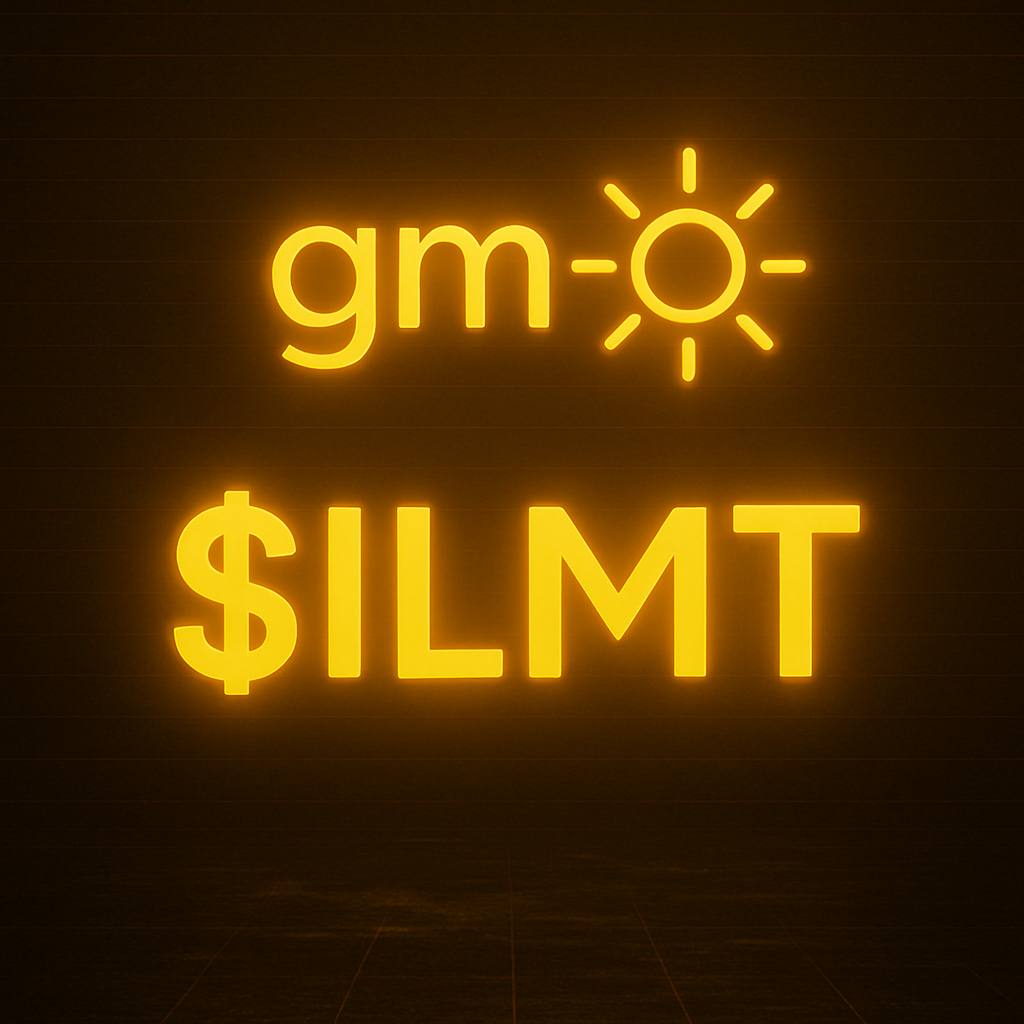 iLuminaryAI's tweet image. GM to all my frenz! 
Now say it back 😎