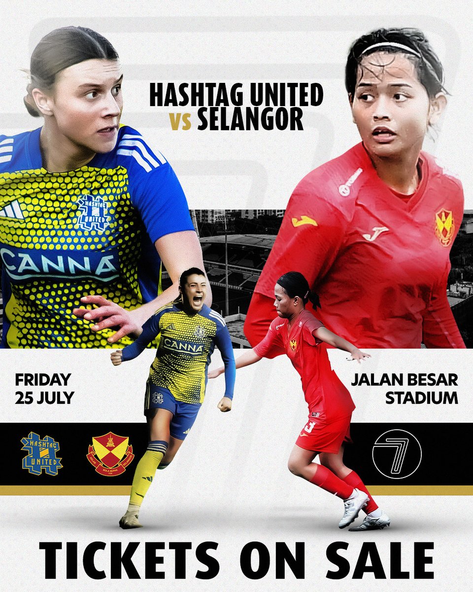 Soccer7sSeries's tweet image. The Red Giants take on The Tags. We're here for it. ⚔
Jalan Besar Stadium the place to be, 25th July the date. 🗓️
#Soccer7sSeries #FasterFootball