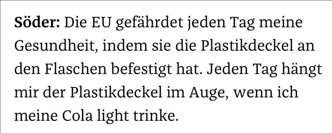berlinreportage's tweet image. Unter den Blinden ist der Einäugige Ministerpräsident. #Söder