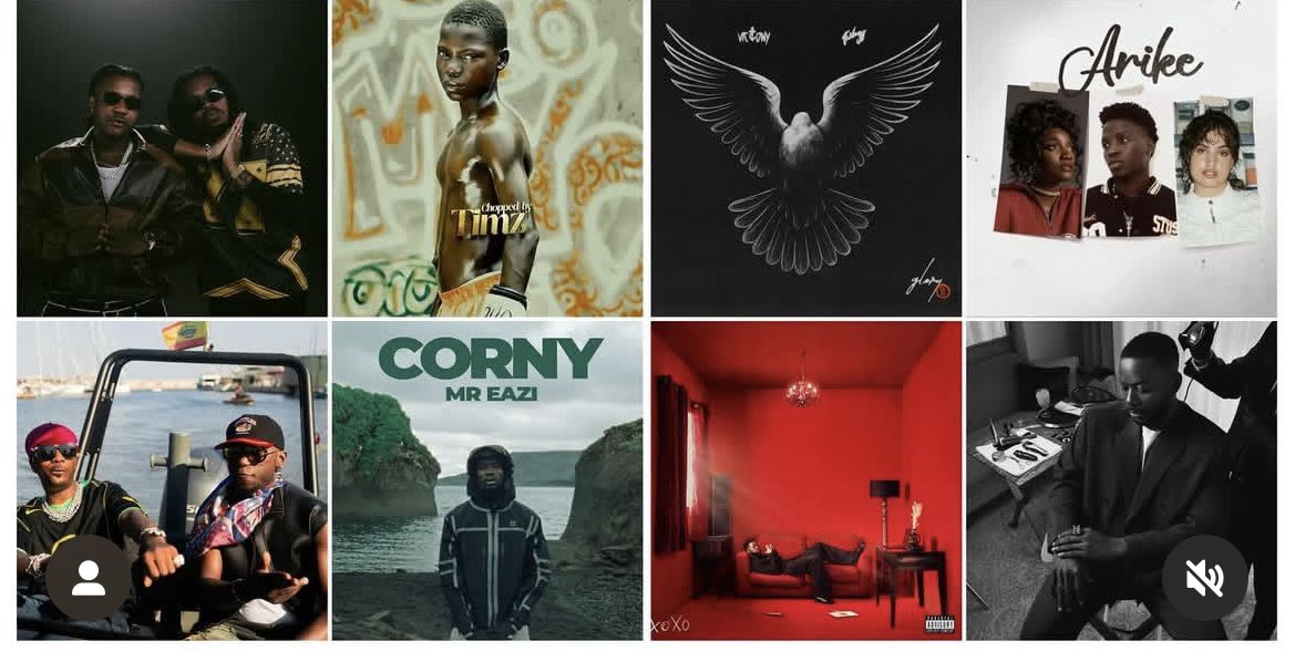 NEW MUSIC FRIDAY PICKS
Ashidapo x Olamide - Girl on Fya
Kunmie x Mabel x Simi - Arike remix
Krisskillz- Play Away 
Adekunle Gold - Coco Money
Spinall x Young Jonn - Kerosene
Mr Eazi - Corny lojay - Tenner
Fave - Intentional
Victony x Fridayy - Glory II
1da Banton - Highstar