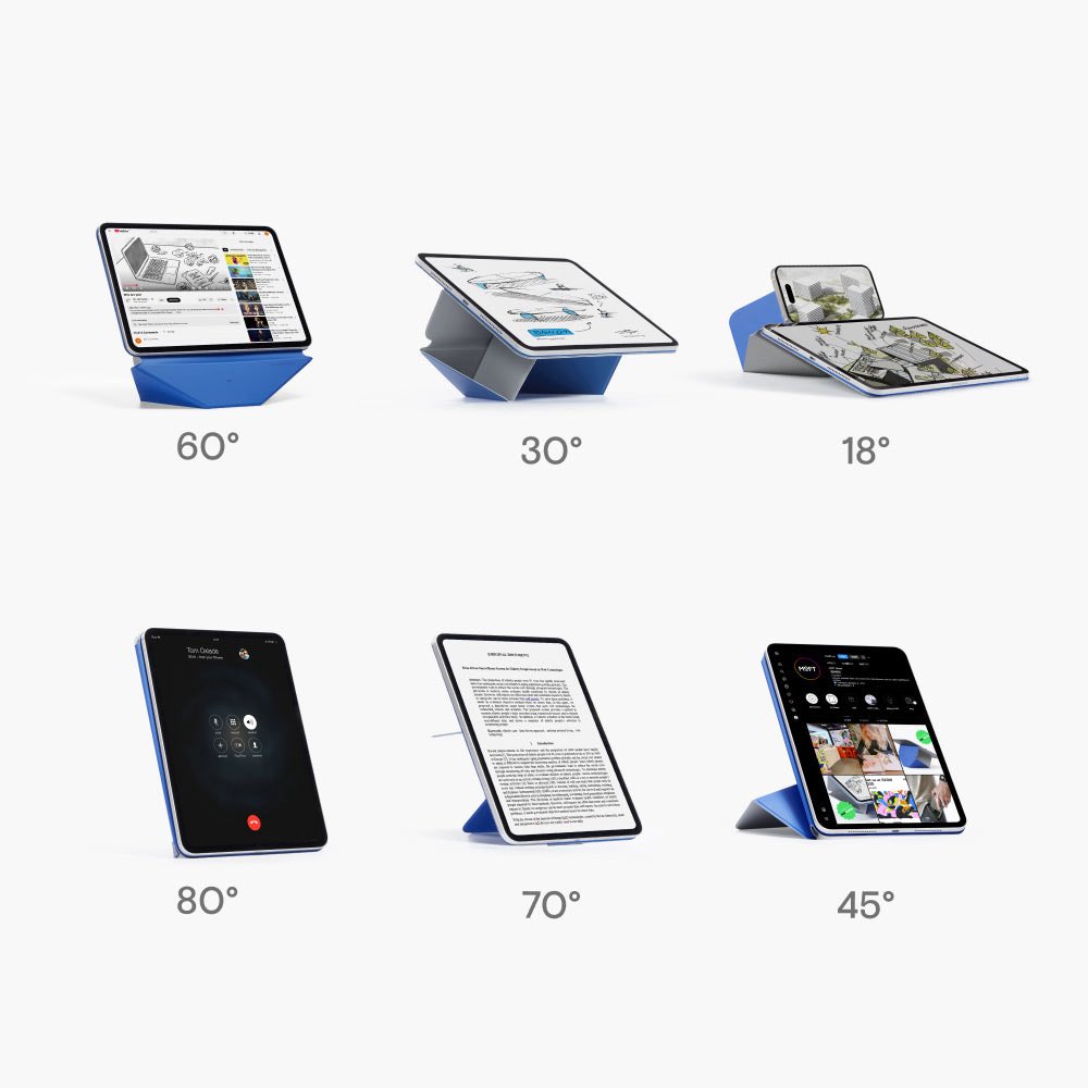 20通りの使い方ができるMOFTの
iPadケース、ダイナミックフォリオ。

悩んだ末、イエロー×デニムブルーを購入しました！スマホ / パソコンスタンド共にMOFTにお世話になってます♡

届くのが楽しみ…💌

#moft
