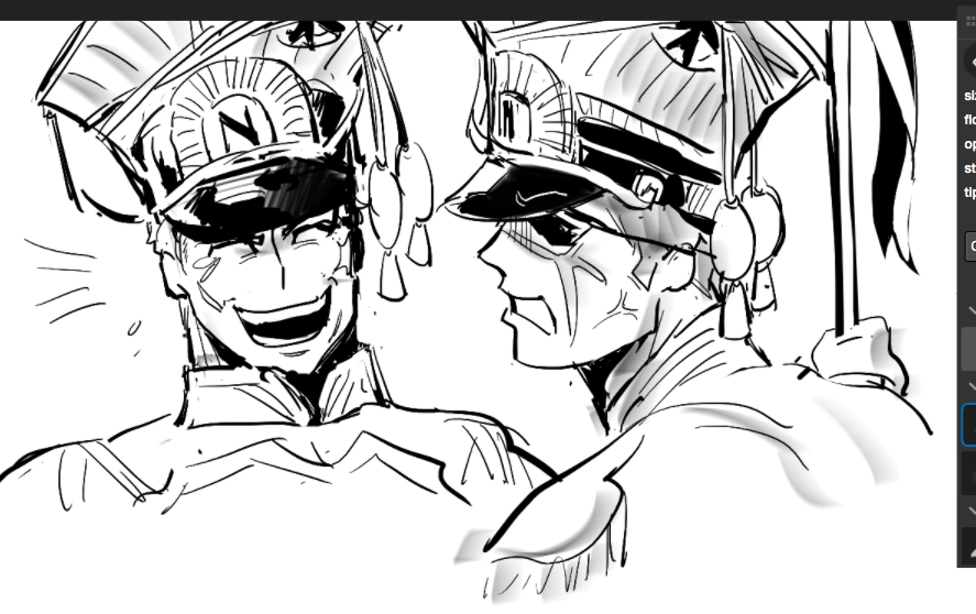 eyeoss0's tweet image. #gutsandblackpowderoc wip ig