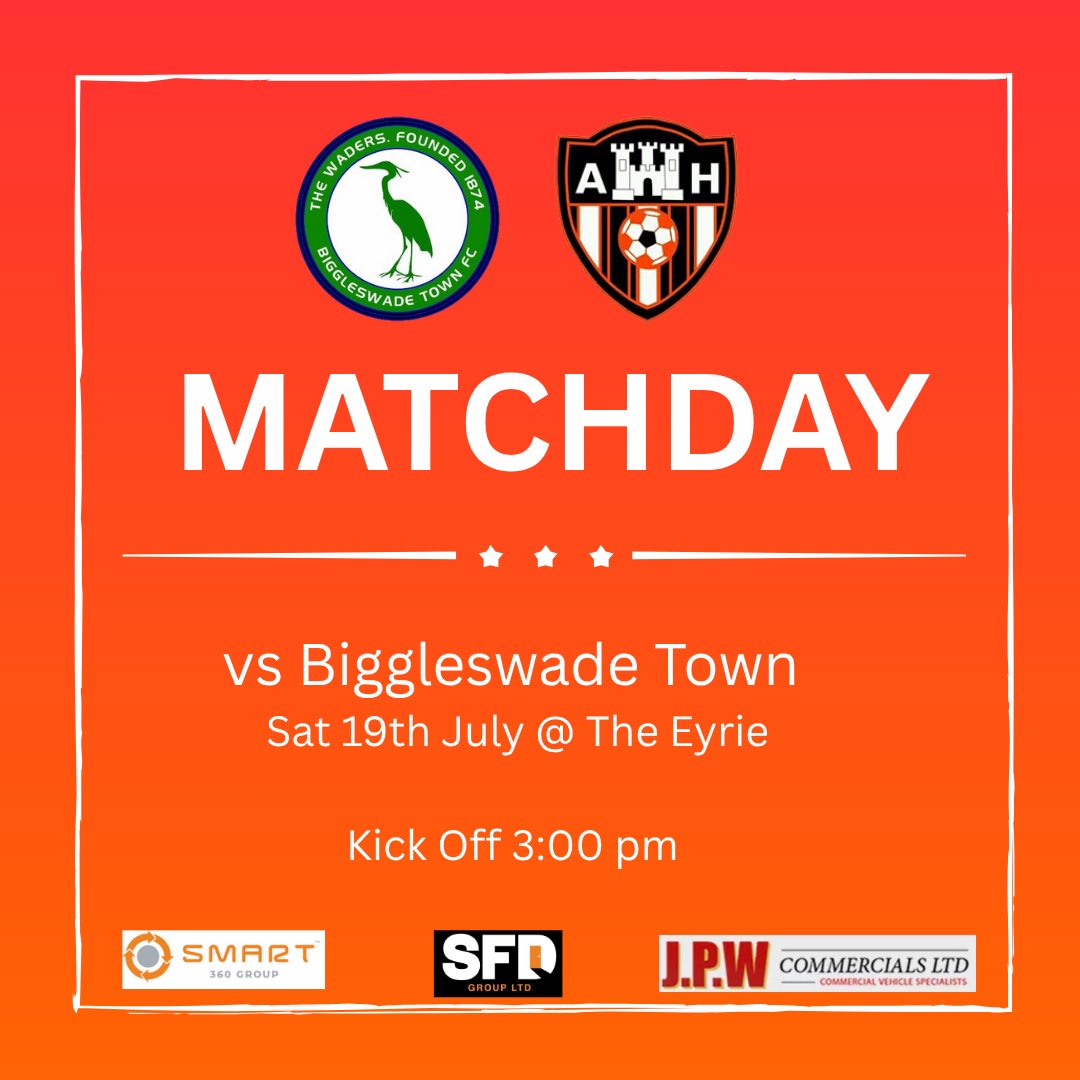 HultonUtd's tweet image. Matchday
Today the lads are on there travels as we face @BiggleswadeFc1 for our final pre season game.