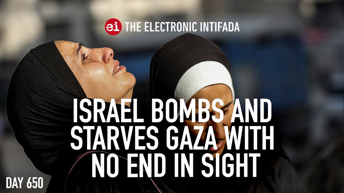 intifada's tweet image. Israel bombs and starves Gaza with no end in sight, with @NoraBF
YouTube: trib.al/EDu3xut
Rumble: trib.al/GXZ99vu