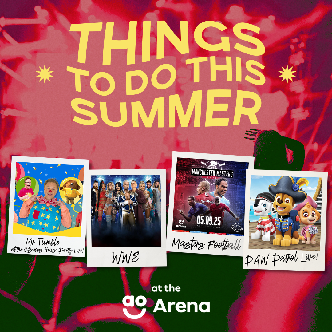 AOArena's tweet image. Things to do this summer 🌞 ao-arena.com/events