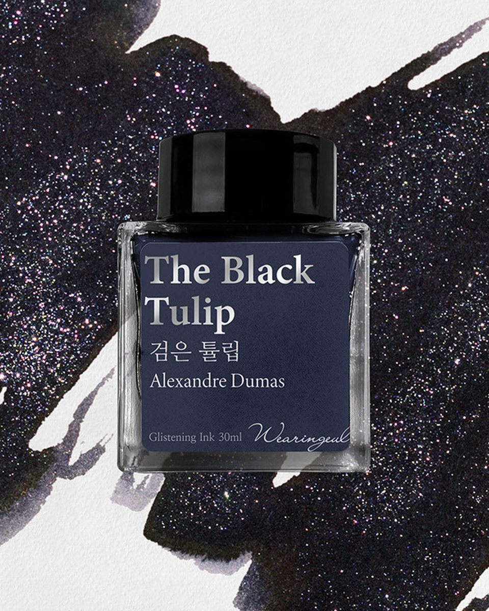 #Wearingeul's newest shade The Black Tulip
Shop >> tinyurl.com/ykju5ww2
#purepens #fountainpenink #fountainpen #fountainpens #fountainpennetwork #stationery #stationerygeek #stationerynerd #stationerycollector #ink #bottledink #writing #drawing #calligraphy #newpenday