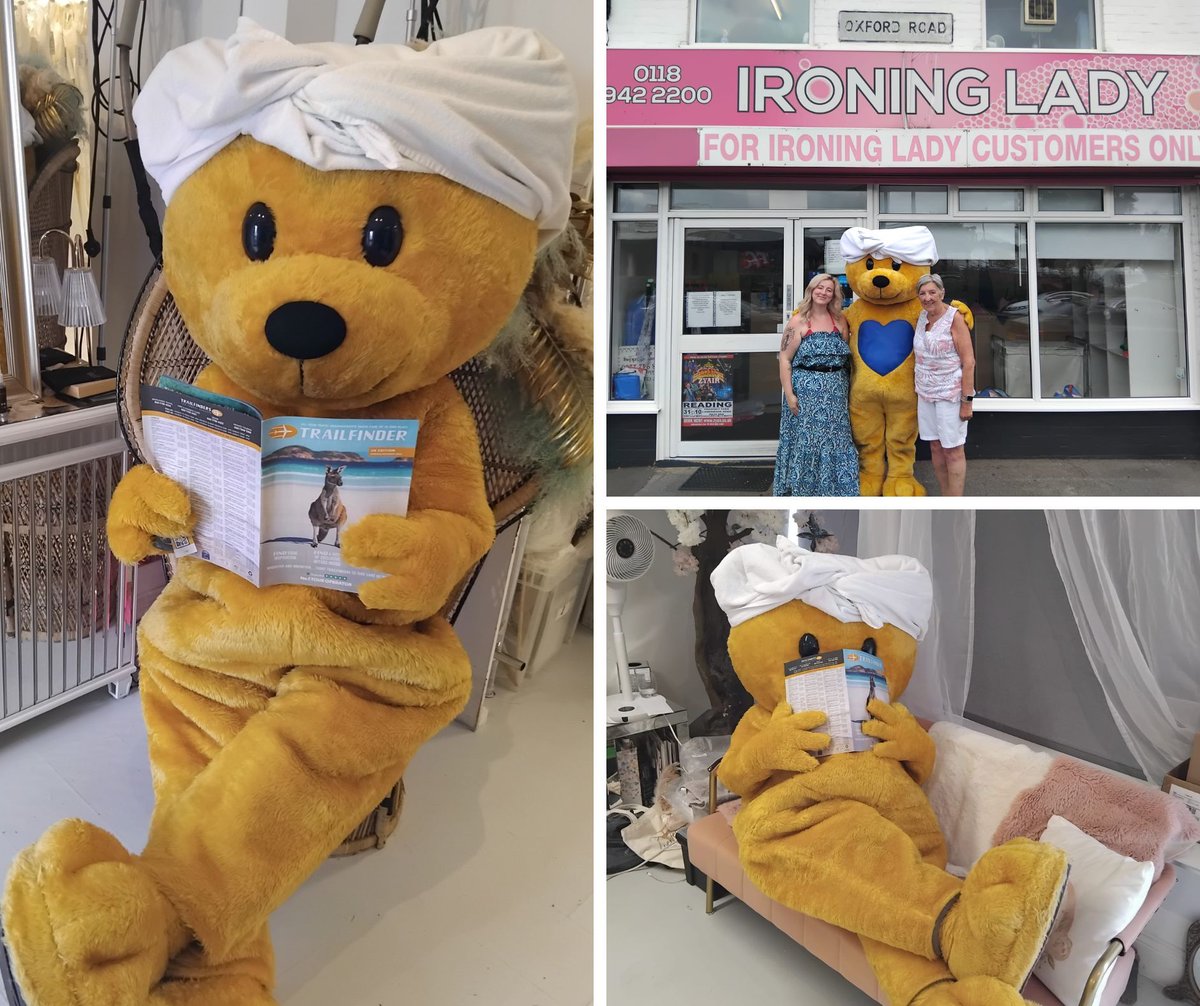 Dingley's tweet image. It's the weekend, and we'd like to say a huge thank you to The Ironing Lady, who gave our beloved mascot Dingley Bear a much needed pamper!