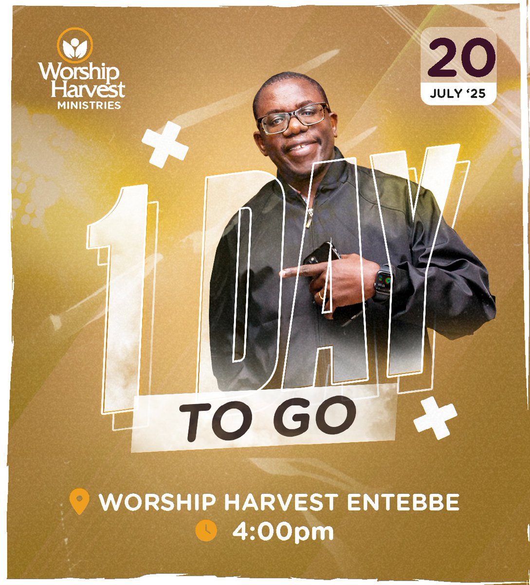 It's 1 DAY to the Pacesetters evening with Ap.Mo.
💃🏻💃🏻💃🏻💃🏻💃🏻💃🏻💃🏻💃🏻💃🏻

And guess what! There's this place you're gonna go one day...🎼🎤🎼🎤  Worship Harvest Entebbe Cathedral, there one day.

See you there.