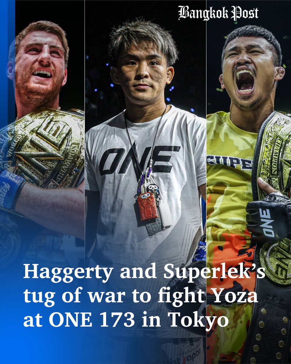nickatkinone's tweet image. 🆕 Yuki Yoza could be heading for blockbuster clash at ONE 173 in Japan – with both Jonathan Haggerty and Superlek vying to face him next after win vs Petchtanong at #ONEFridayFights116
🇬🇧 “I’ve seen what you bring to the ring, and I respect it,” bantamweight kickboxing champ…