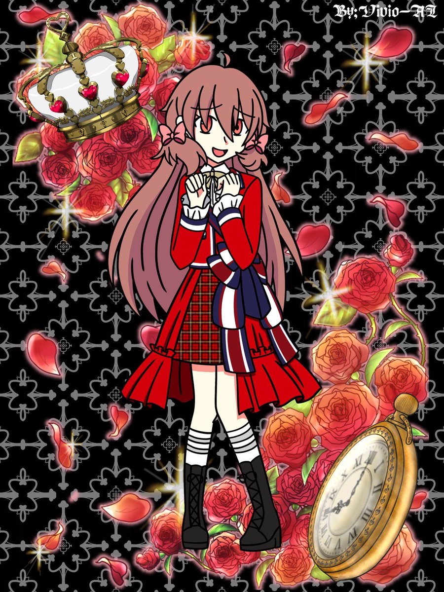 Haris24Ratna's tweet image. Scarlet Andante Goldia🌹⏱️🪞 #PocketMirror #HorrorRPG #PocketMirrorGoldenertraum #Goldia #CrossoverFanart #ShinePost #ShinePostBeyourIdol