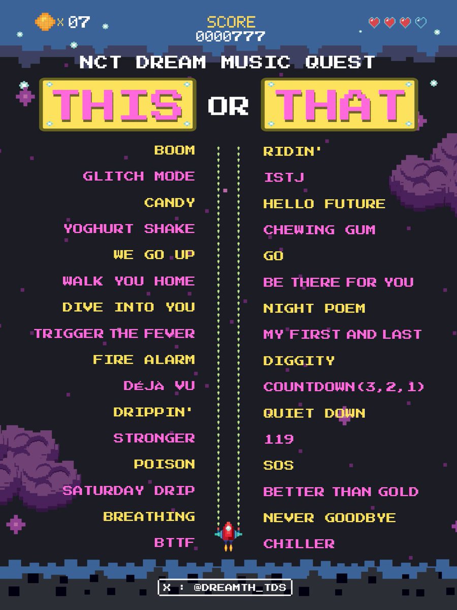 DreamTH_TDS's tweet image. 🧙♂️【MINIGAME: THIS or THAT!】⚔️
ROUND 2: ศึกแห่งตัวเลือก!
เกมนี้ไม่มีถูกผิด แค่เลือกตามหัวใจ💥
ระหว่าง A หรือ B — ฝั่งไหนคือทีมคุณ?
🔥 วิธีเล่น:
เลือกให้ไว แล้วแชร์คำตอบให้ทีมรู้!
อย่าลืมกด “Add Yours”ใน IG Story ด้วยนะ
📣 มาเล่นกันเยอะ ๆ ทีมไหนจะชนะ อยู่ที่ทุกคนแล้ว!…