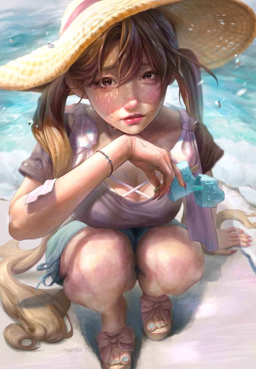 rearea_7777's tweet image. (絵がのっぺりしてきたら
腕と胴、キャラと背景などの離れたところに、アイビスのスクリーンレイヤーをエアブラシでかけると、空間が爆誕します…)
#ibisPaintX #PR