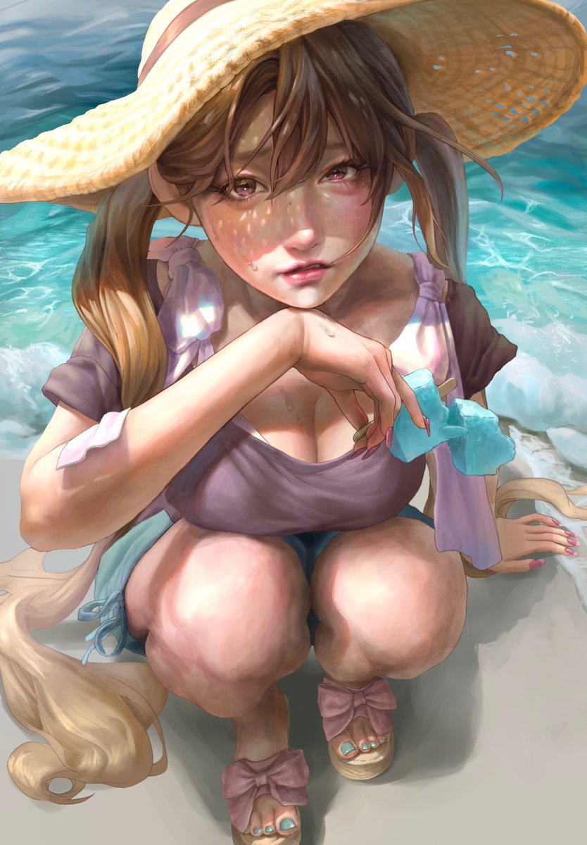 rearea_7777's tweet image. (絵がのっぺりしてきたら
腕と胴、キャラと背景などの離れたところに、アイビスのスクリーンレイヤーをエアブラシでかけると、空間が爆誕します…)
#ibisPaintX #PR