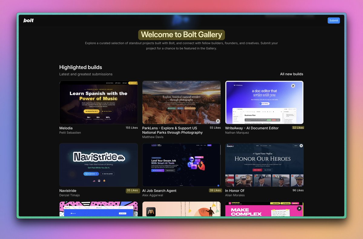 EngMarketer's tweet image. we've been getting quite a bit of likes from friends and users, more than many of the featured ones
could we get a bump to the featured page? 🙏🙏
would be happy to also demo to bolt community if theres another demo day!
cc @EricSimons @MalloryLoar @Katerade4 @inkko44