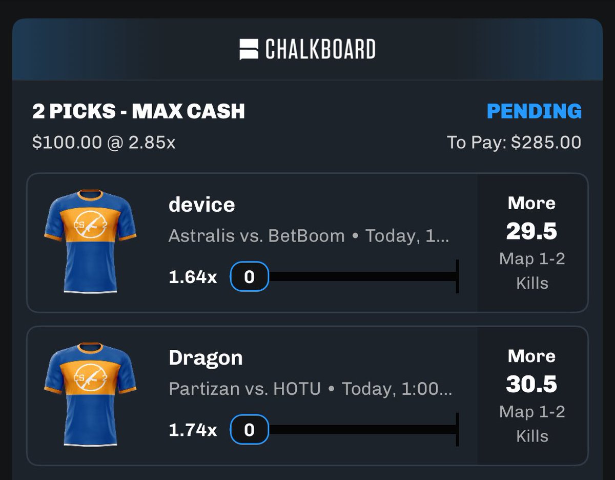 cs2 on chalkboard

fav is dev1ce 🏄‍♂️ 

code: ndotdiab

like for luck 🍀